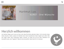 Tablet Screenshot of hartmut-lux.org